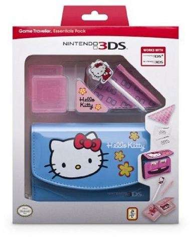 3DS Essential Pack: Hello Kitty Rose (compatible Dsi) BLUE - NEW + SEALED