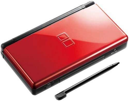 Red and Black Nintendo DS Lite Console