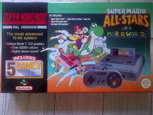 Boxed SNES Console Super Mario All Stars