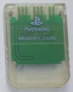 Original PS1 Memory card (Clear)
