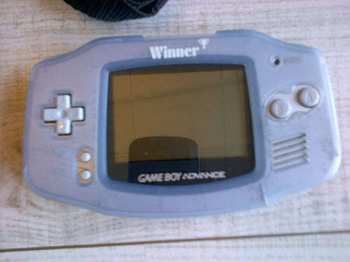 Silver GBA/ Game Boy Advance Console + extras