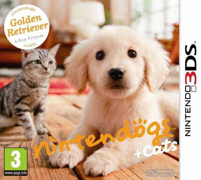 Nintendogs + Cats Golden Retriever and New Friends - 3DS