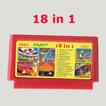 18 in 1 Famiclone  8 bit game cartridge