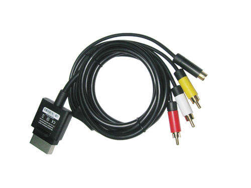 Official Xbox 360 AV Cable (Black)