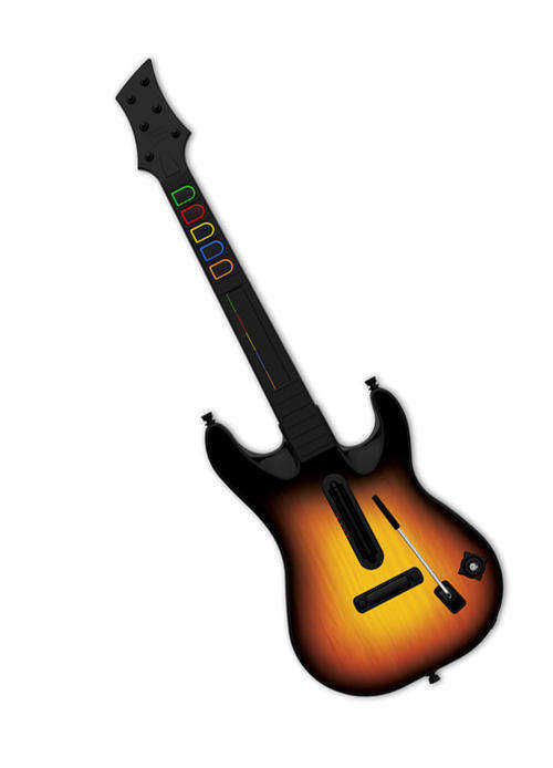 Guitar Hero Warriors of Rock Game + Wireless Guitar (incl Receiver) - PS3