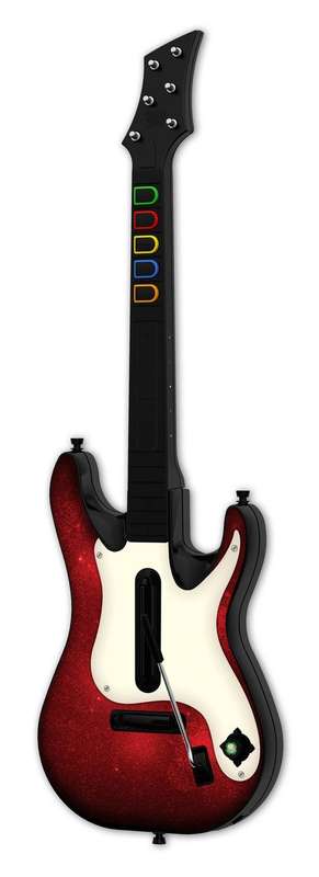 Guitar Hero Guitar (Red & White) - Wii