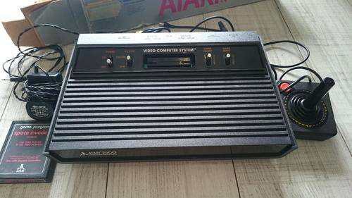 BOXED Atari 2600 4 Switch "Darth Vader" Console, Original Controller, Cables, Game