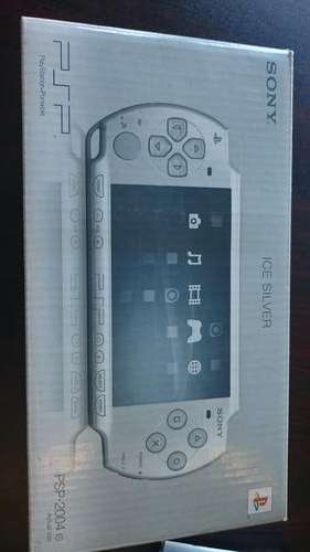 Boxed Sony PSP Console 2004 series - Ice Silver