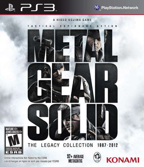 Metal Gear Solid: The Legacy Collection (Complete) -PS3
