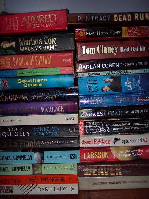 Bulk lots of 50 Books, mostly fiction - Good Condition!!