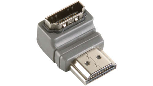 HDMI 90 degree dongle - HDMI (F) to HDMI (M)