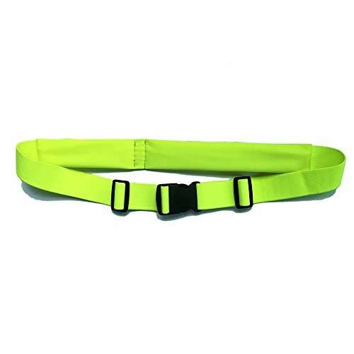 Running Belt Waist Pack with 2 pouches and Reflective Strip