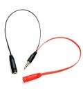 Headphone Splitter Y Adapter