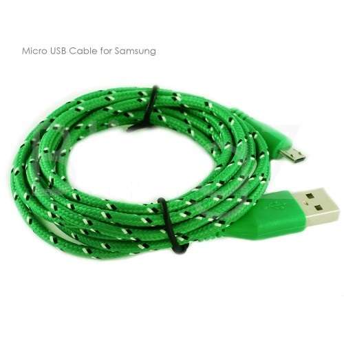 Micro Braided USB Cable Charger - 1.5M