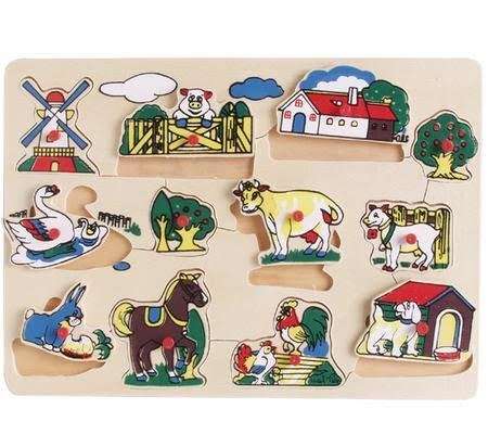Wood Push in Puzzle |12 Piece
