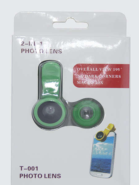 2-in-1 Smartphone Camera Lens Kit with Clip - Wide Angle & Macro