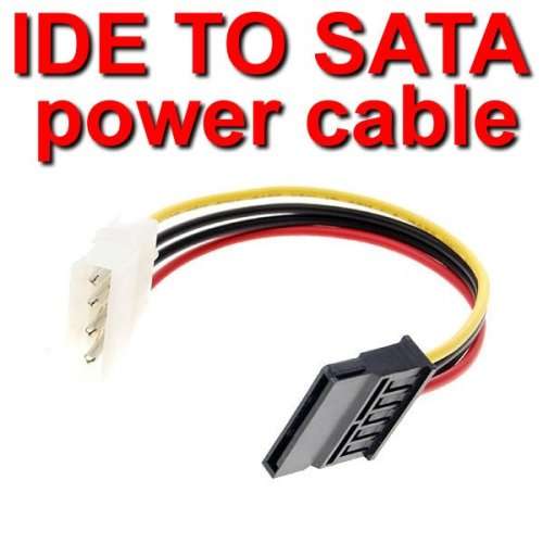 Molex IDE to SATA Power Cable