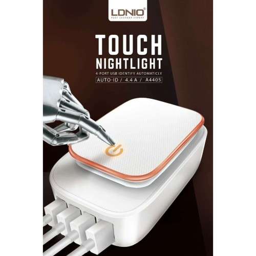 LDNIO 4 Port Charger with Night Light
