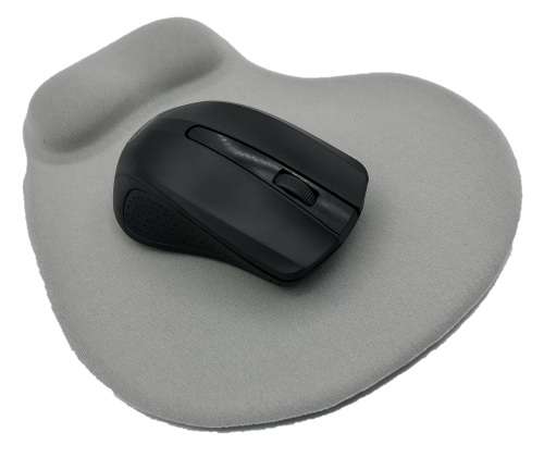 Wireless Mouse With Mouse Pad Combo