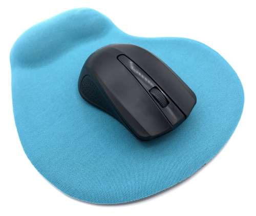 Wireless Mouse With Mouse Pad Combo