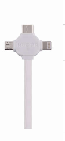 Kucipa 3 in 1 charger Cable - Lightning + MICRO + TYPE C