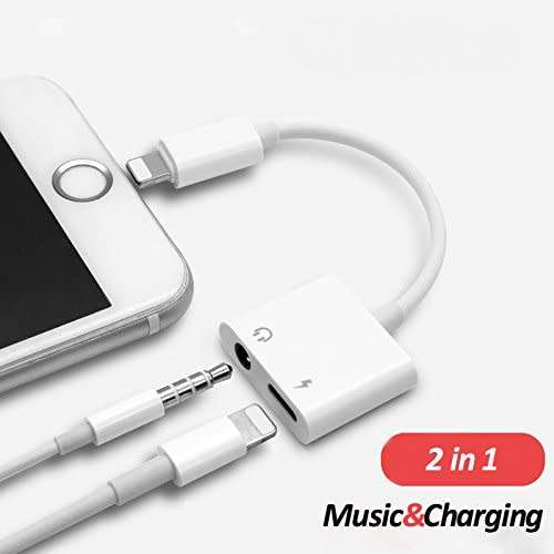 2 in 1 Adapter for Iphone  - Lightning & Aux Adapter