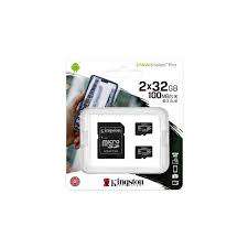 Kingston Canvas Select Plus 32GB Micro SD Cards - 2 PACK