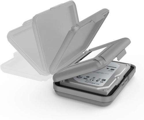 Hard Drive Case 3.5 Protective Storage Case for 3.5" HDD Portable, Anti-Static, and Anti-Shock