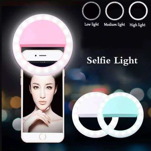 Battery Operated Selfie LED Clip Light