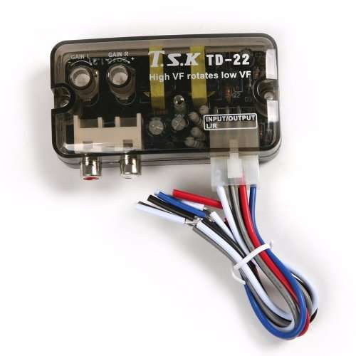 Car Speaker To RCA Line Level Converter Adaptor High To Low Frequency TSK TD-22
