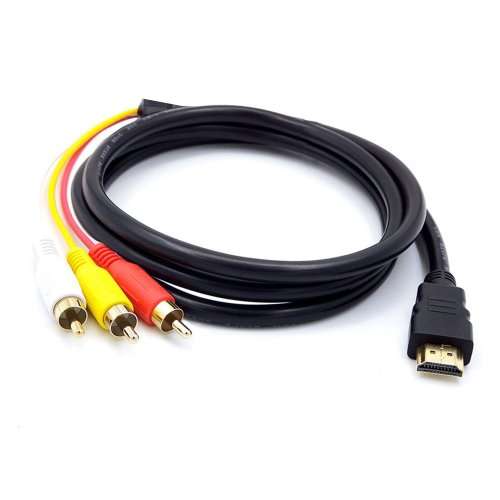 HDMI Male to 3 RCA Cable