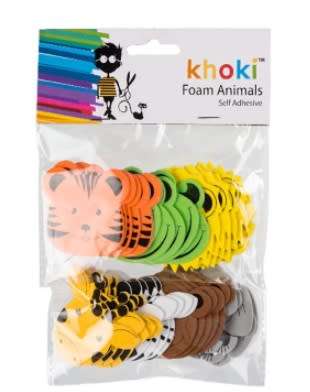 Adhesive Foam Animals