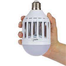 Zapp Light 2 in 1 LED 60W Bug UV Bulb - The Light Bulb that Kills Flying Insects & Mosquito's!