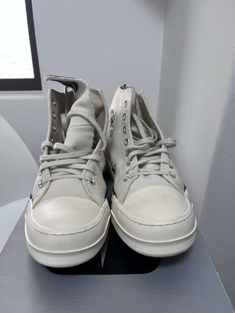 Converse Chuck Taylor Darkstar White Hi Top Sneakers - Unisex - Mens 8 Womens 10 - UK 8