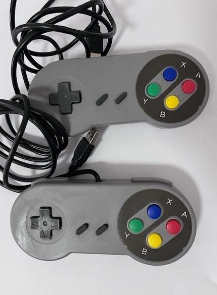 SNES Arcade Retro Game Controllers - USB Powered