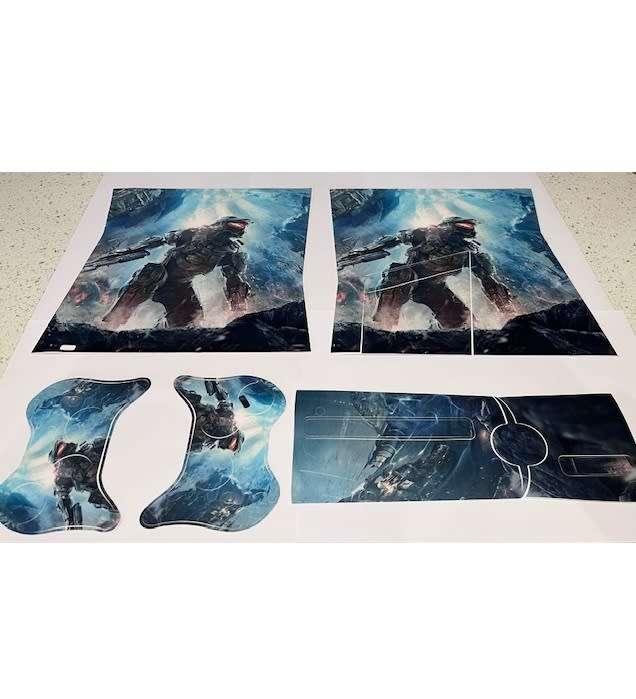 XBOX 360 VYNIL STICKERS / DECALLS - 5 PIECE