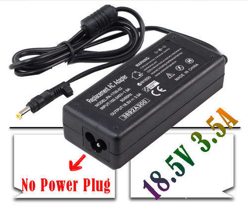AC Adapter Power Supply 18.5V 3.5A 65W for HP / Compaq / Toshiba Laptop