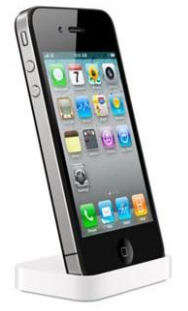 Data Sync / Audio Out Dock for Iphone 4 4s - Icy White - Now Below R100!!