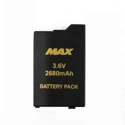 High Capacity PSP 2000 3000 3.6V 2680mAh Max Lithium Battery for PSP Slim