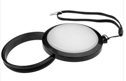 Mennon 58mm White balance lens cap WB filter for Camera