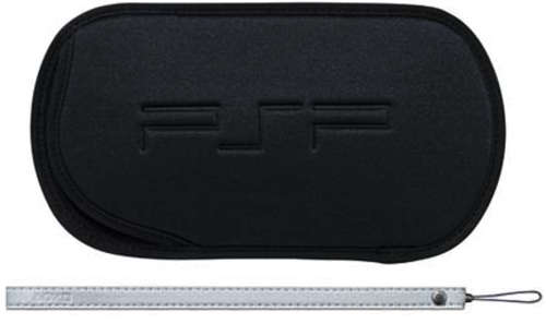 PSP Slim Soft Pouch Protector Case Black