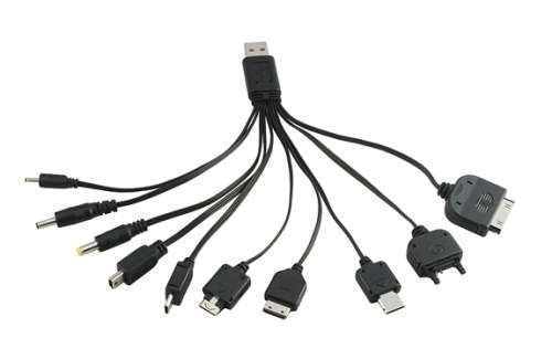 Universal USB Charger Cable >> Blackberry Nokia IPhone Ipod