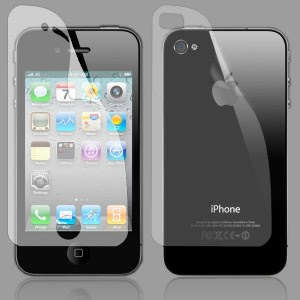 Front & Back Screen Protector for IPhone 4 or 4s - Scratch Proof your Device