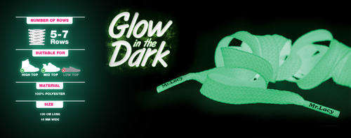 Mr.Lacy Glow in the Dark Green Laces