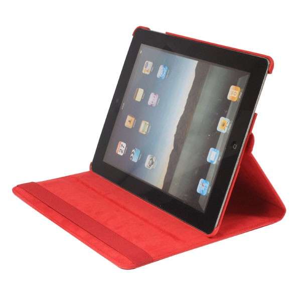 Apple Ipad 2/3/4 Rotating Red Cover