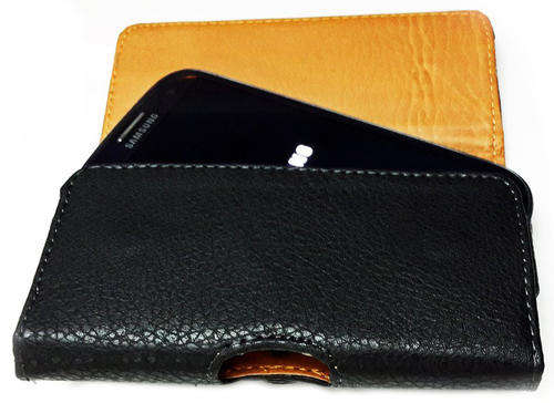 Black Side Pouch for Samsung Galaxy S3 / S4