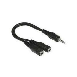 Dual Headphone Jack Splitter Stereo 3.5mm