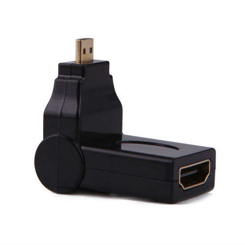 Micro HDMI Male to HDMI Female Rotating
