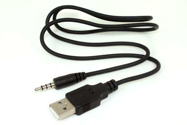 USB Male to Headphone Jack Cable
