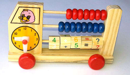 Abacus Lorry Counting and Time Educational Toy